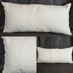 Textured Lumbar Handmade Pillow Cover